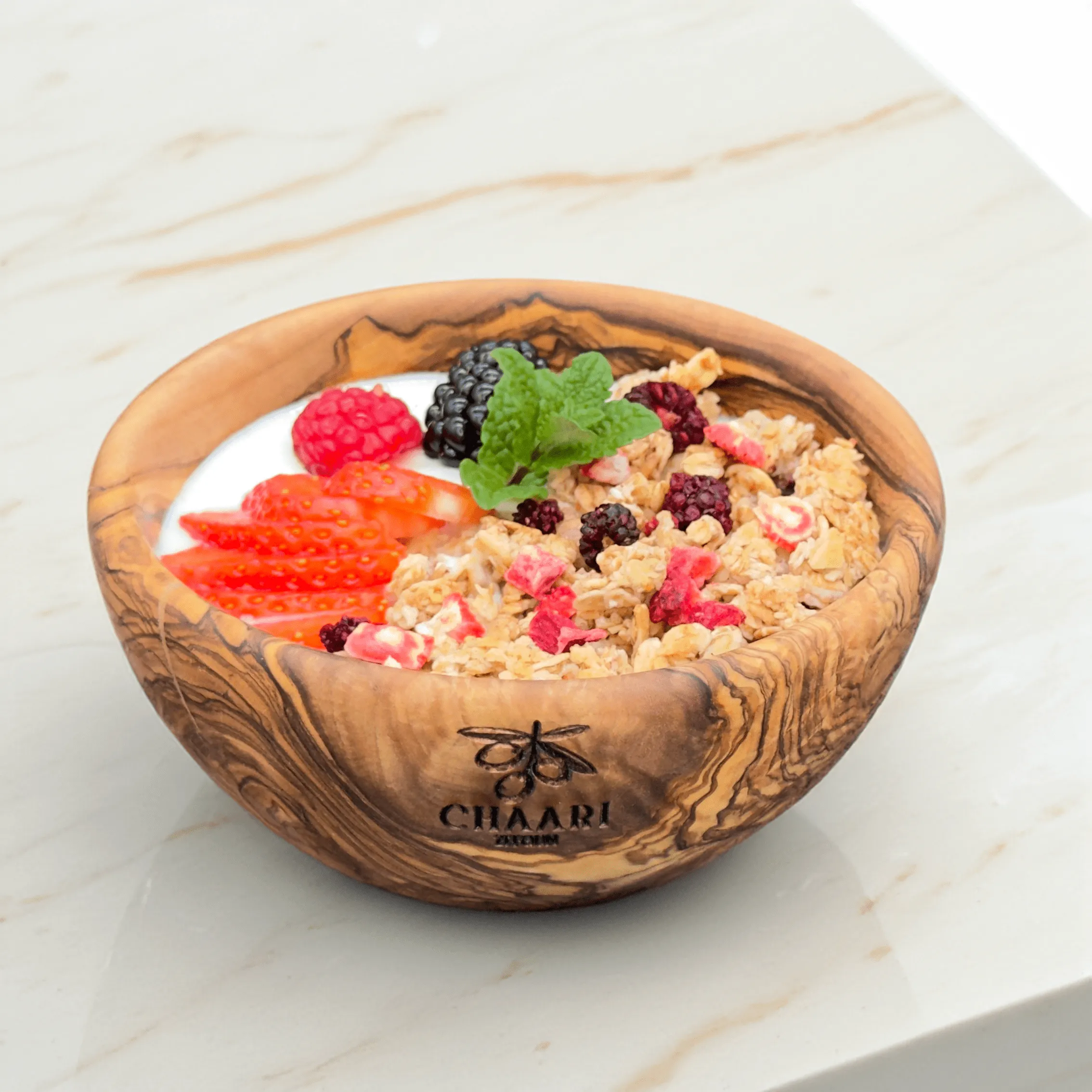 Müslischale / Bowl aus Olivenholz