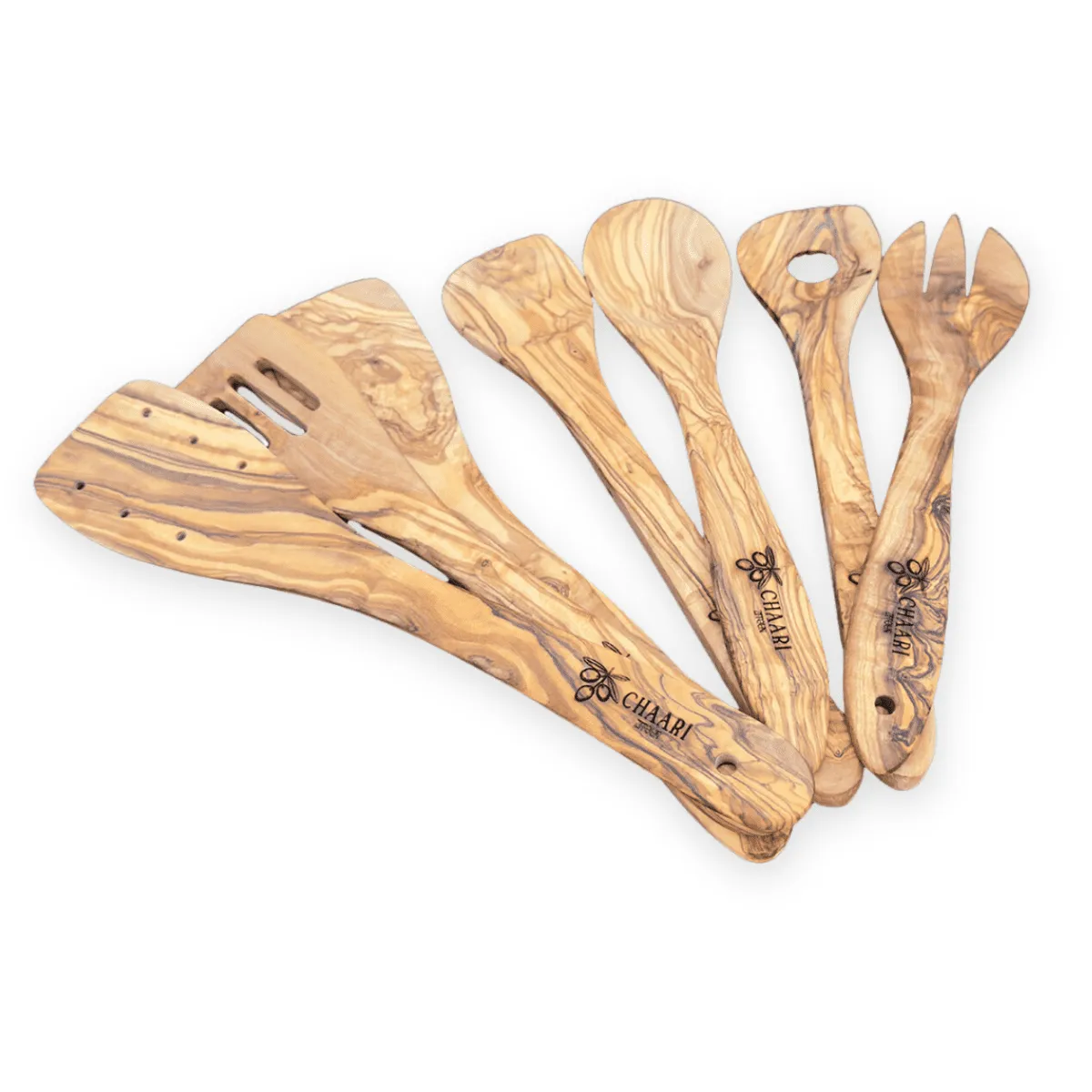 Pfannenwender aus Olivenholz - 30 cm